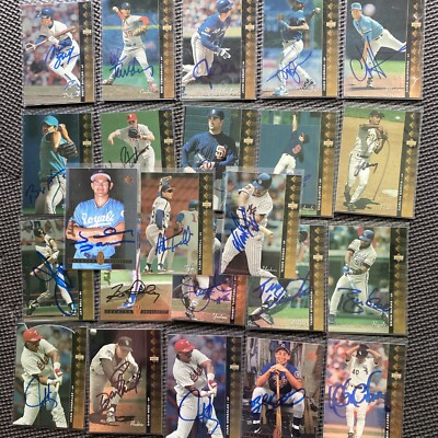 1994 UPPER DECK SP autograph signed auto PICK/CHOOSE BOGGS TRAMMELL GONZALEZ +++