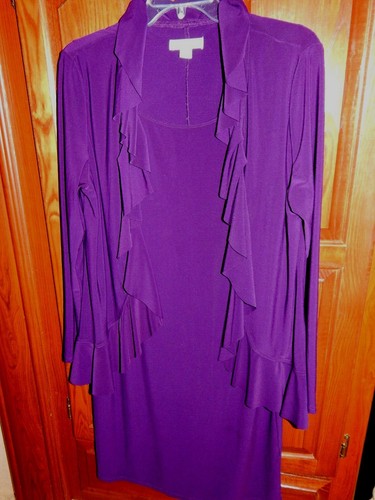 Coldwater Creek Plum Purple Dress 