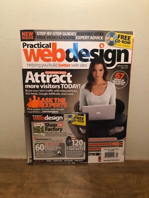 Practical Web Design UK Magazine Attract More Visitors Today! February 2006 W/CD