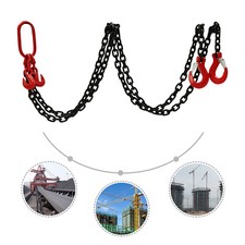 2 Tonnen 2 Strang Krangehänge Anschlagkette Krankette Rückekette Chokerkette