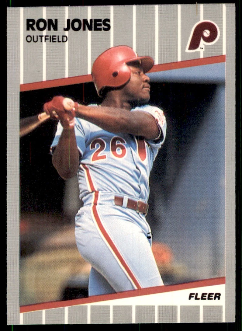 1989 Fleer Ron Jones Rookie Philadelphia Phillies #574