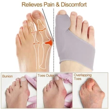 Hallux Valgus Thumb Straightener Toe Separator Strap Corrector Belt Foot Care