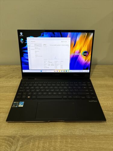 Computadora portátil ASUS ZenBook Flip S13 i7-1165G7 16 GB 1 TB SSD 13.3" 4K OLED táctil W11 hogar - Imagen 1 de 13