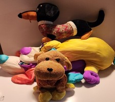 Lot Of 4 Medium Dog Plush