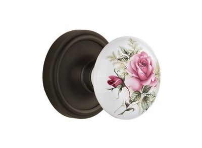 Nostalgic Warehouse 711267, Mortise-2.25'', Oil Rubbed Bronze Classic Rosette ...