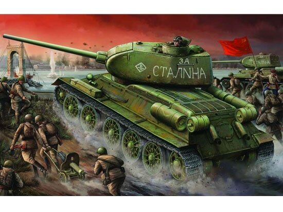 Trumpeter 00904 1:16th scale Soviet T-34/85 Model 1944 ""Factory No.174""