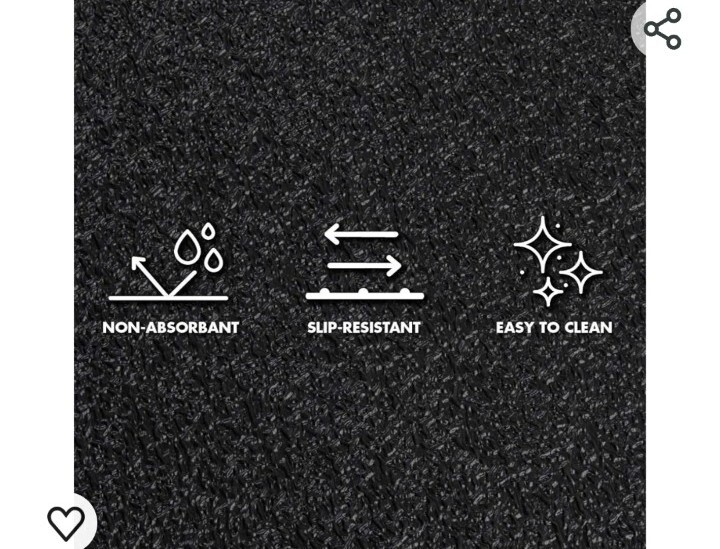 Tappetino Protettivo Per Tapis Roulant E Cyclette 180x75 Cm - Antivibrazione Con Borsa E Asciugamano - 6