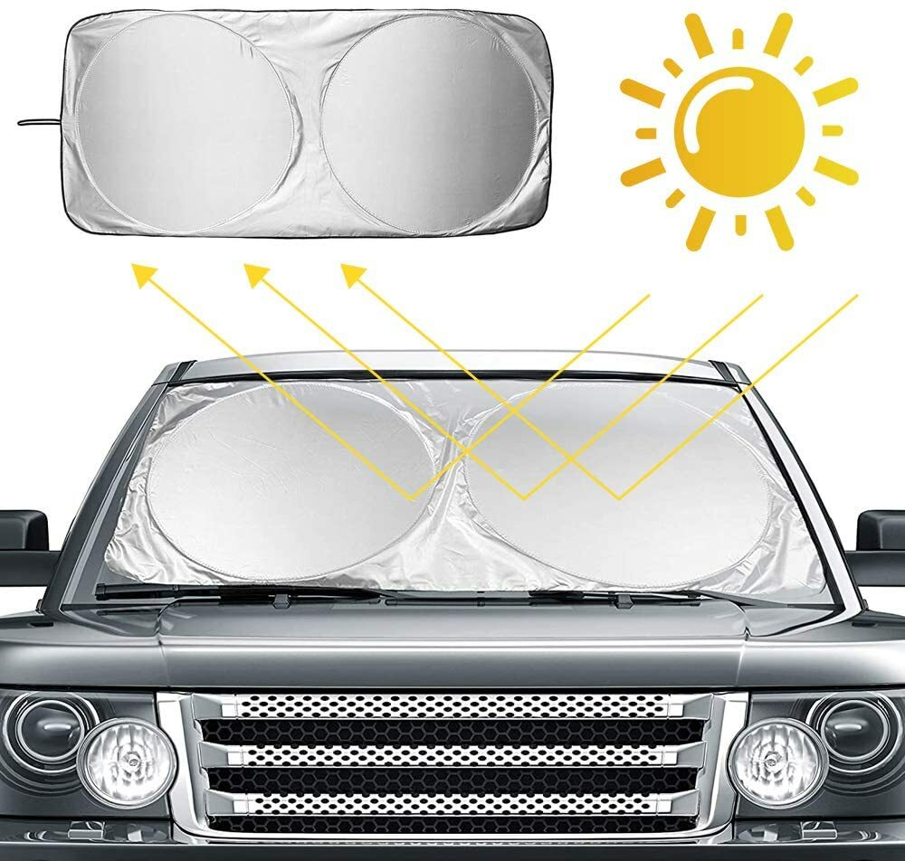 Car Sun Shade Windscreen Sunshade| Car Front Windshield Shades Block UV Ray Sun
