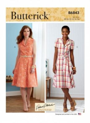 Butterick Schnittmuster 6843 F5 (16-18-20-22-24)