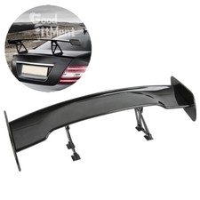 47" 120cm Adjustable ABS Rear Boot Trunk Spoiler Tail Wing GT Racing Universal