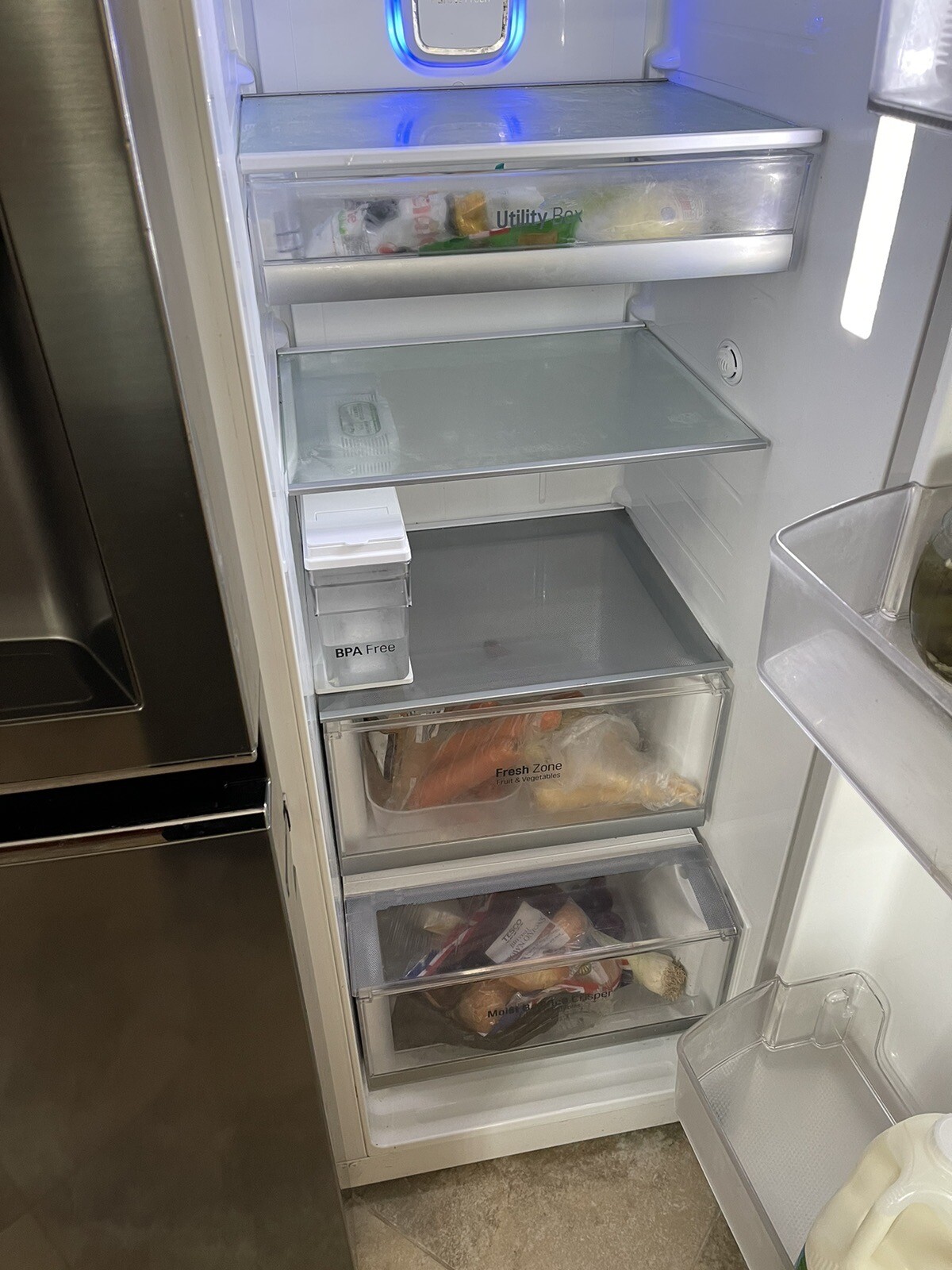 LG American Fridge Freezer GSL961PZBV READ DESCRIPTION eBay