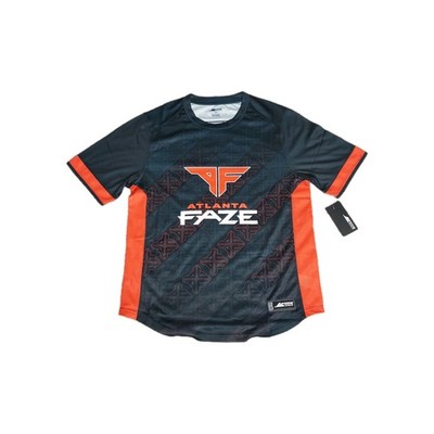 Call Of Duty League Atlanta Faze Clan Jersey Mens L Black Red Team Apparel NEW