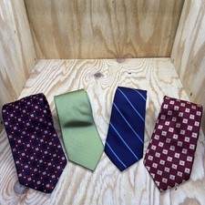 Men  s Ties Bundle of 4 Business Office Dress Neckties Assorted Workwear Lot