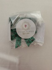 Prissy Plates Football Ribbon New