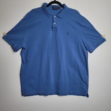 Polo Ralph Lauren Classic Fit Blue Polo Shirt Men  s XL Short Sleeve