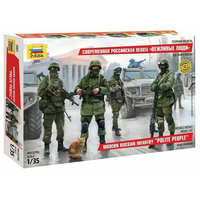 "Modern Russian Infantry \"Politie People\" Kit 1:35 Zvezda Kit Figure Militari -D-"