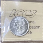 1955  ICCS Graded Canadian, ¢25 Cent, **MS-63**