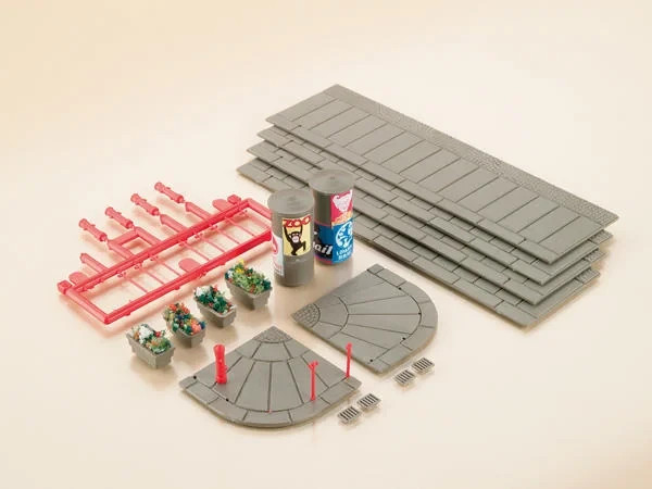 Auhagen 12254 1:100 Sidewalk & accessories HO/TT