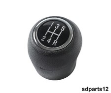 5-Gang Schaltknauf Schwarz für Fiat 199 Punto / Grande / Evo Linea 110 55348538