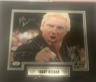 Bobby Heenan Signed Auto Wrestling WWF WWE 8x10 Photo Matted To 11x14 JSA COA