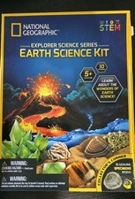 BRAND NEW National Geographic Earth Science Kit STEM Activities for Kids