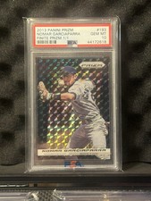 2013 PANINI PRIZM NOMAR GARCIAPARRA BLACK FINITE 1/1 BLACK PRIZM RED SOX PSA 10