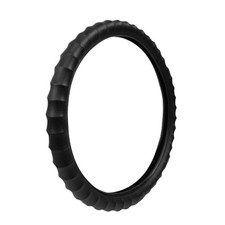Custom Accessories 38011 Black Gripper Series Steering Wheel Cover
