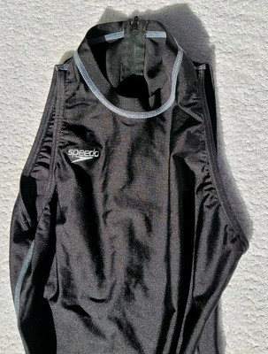 SPEEDO HYDRASUIT Glanz BADEANZUG RRV Zipper Highleg  Sweet Gr 40 / L  Rarität!