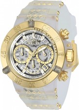 Invicta Subaqua Noma III Chronograph GMT Quartz White Dial Ladies Watch 24373
