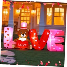 6 ft Valentines Day Inflatable Outdoor Decorations Blow up Valentine Love