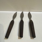 Fleetwood Set of 3 Steak Knives Wooden Handles Serrated 5 in Blades — photo 1