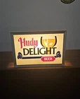 Vintage HUDEPOHL Beer Cincinnati Ohio HUDY Lighted Sign! Excellent Cindition!
