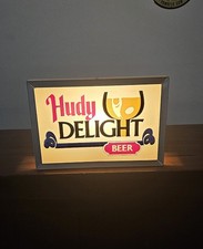 Vintage HUDEPOHL Beer Cincinnati Ohio HUDY Lighted Sign! Excellent Cindition!