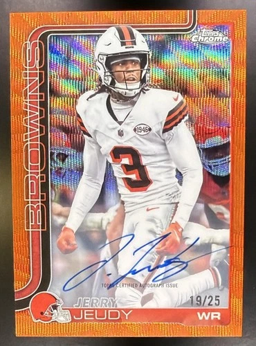 2025 Topps Chrome Jerry Jeudy Chrome Autographs (RAW)