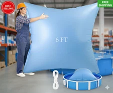 6x6 Ft Pool Air Pillow – Square Cushion for Above Ground Pool Winter Protection