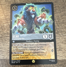 Ravensburger Disney Lorcana Scar Created by the Vine 194/207 standard legendary