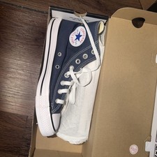 Converse Chuck Taylor All Star High Top Unisex Sneakers, Navy Men Sz 6.5. W 8.5