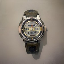 Casio AQF-100 Thermometer Tide Graph Moon Phase Analog Digital Watch 100M