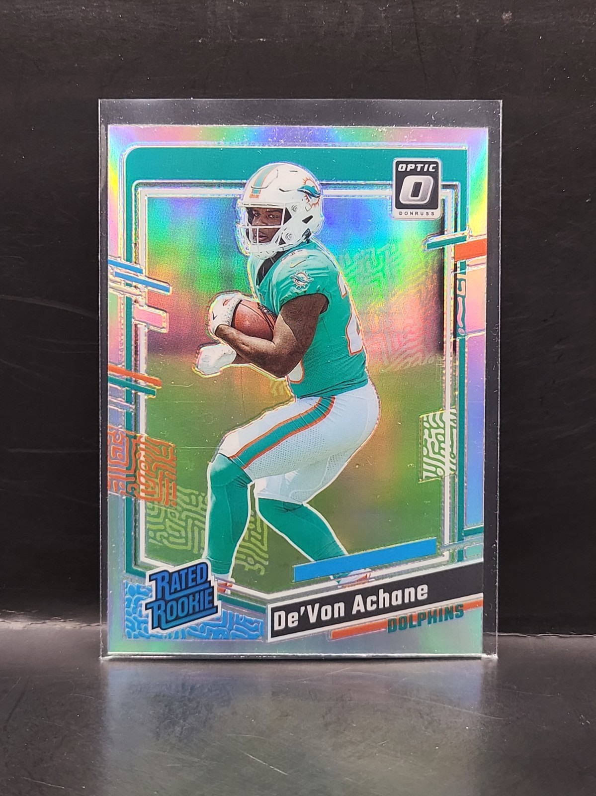 2023 Optic Holo Devon Achane Rated Rookie #269 Dolphins RC