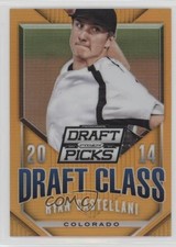 2014 Panini Prizm Perennial Draft Picks Class Orange 11/60 Ryan Castellani a8x