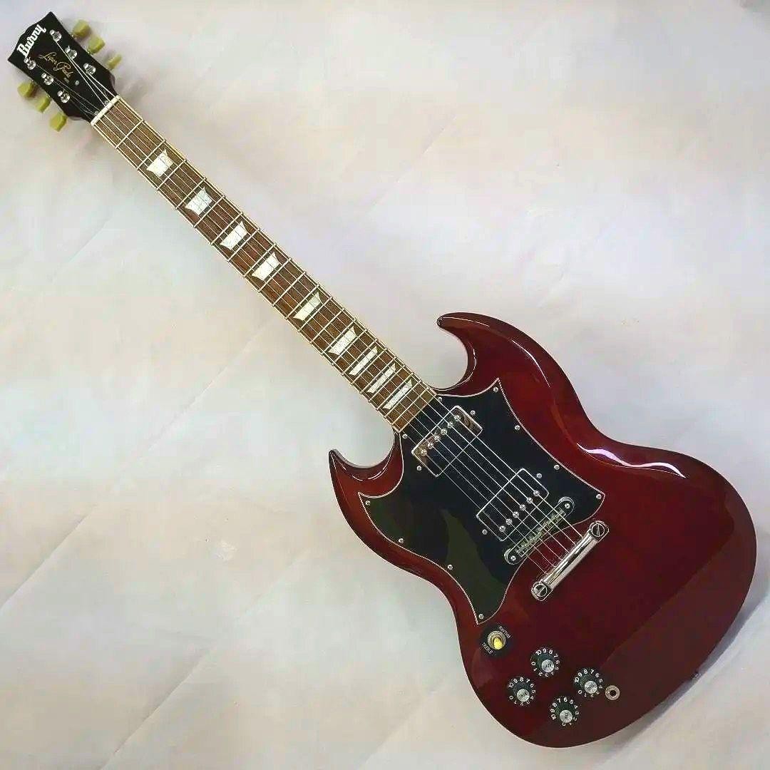 Burny SG Super Grade Left Handed Electric Guitar Used From
