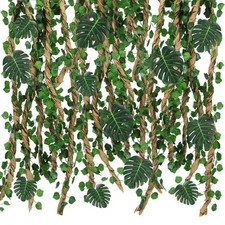 1 Set Jungle Theme Party Decoration Vine for Room Decor Safari Rainforest Lea...