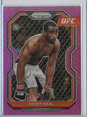 2021 Panini Prizm UFC - Geoff Neal #62 - Purple Prizm /149