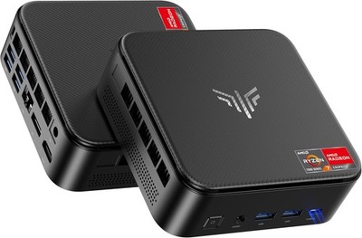 NIPOGI 4K Mini Game PC AMD R7 7735HS 24GB LPDDR5 512GB SSD WIFI 6 Windows 11 PRO