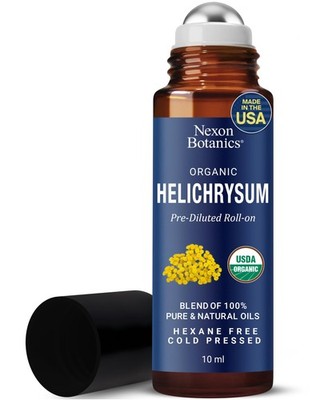 Helichrysum Essential Oil Roll On Aromatherapy Relaxation Skin Care 10ml 1Pc