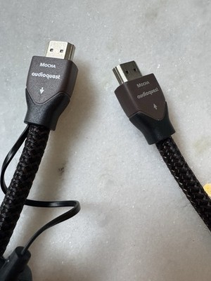 AudioQuest Mocha (Coffee) HDMI Digital Audio Video Cable 1m - Level X DBS Pack
