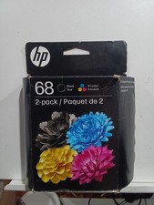 HP 68 Black & Color Ink Cartridge Combo Pack AUG 2026 TO 2027