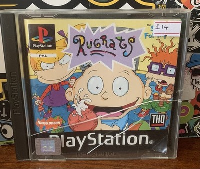 Rugrats Search for Reptar PS1 ohne Front Inlay selten Sony PlayStation 1 Black Label