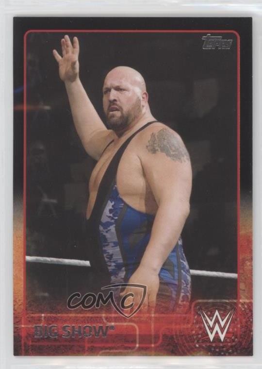 2015 Topps WWE Black Big Show #8 0xa