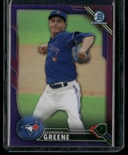 2016 Bowman Chrome #BCP222 Conner Greene Prospects Purple Refractor #/250
